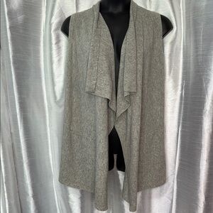 Vince Women’s Small Wool Cashmere Blend Sleeveless Cardigan Duster Cape